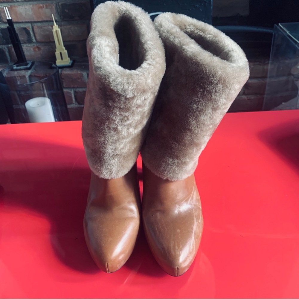 Marc Jacobs faux fur boots.
